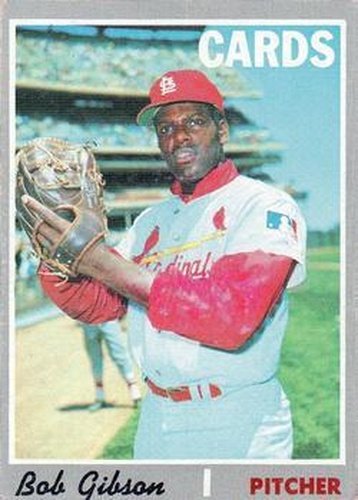 #530 Bob Gibson - St. Louis Cardinals - 1970 Topps Baseball