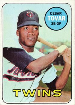 #530 Cesar Tovar - Minnesota Twins - 1969 Topps Baseball