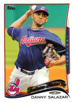#530 Danny Salazar - Cleveland Indians - 2014 Topps Baseball