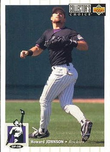 #530 Howard Johnson - Colorado Rockies - 1994 Collector's Choice Baseball