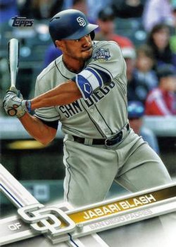 #530 Jabari Blash - San Diego Padres - 2017 Topps Baseball