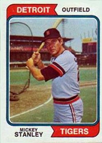 #530 Mickey Stanley - Detroit Tigers - 1974 Topps Baseball