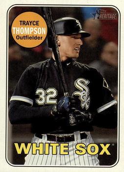 #530 Trayce Thompson - Chicago White Sox - 2018 Topps Heritage Baseball