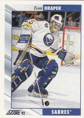 #530 Tom Draper - Buffalo Sabres - 1992-93 Score USA Hockey