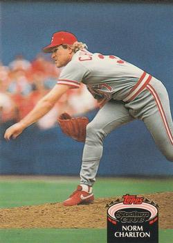 #530 Norm Charlton - Cincinnati Reds - 1992 Stadium Club Baseball