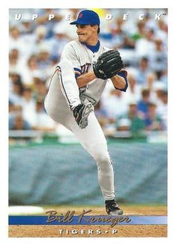 #530 Bill Krueger - Detroit Tigers - 1993 Upper Deck Baseball