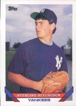 #530 Sterling Hitchcock - New York Yankees - 1993 Topps Baseball