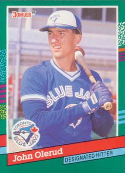 #530 John Olerud - Toronto Blue Jays - 1991 Donruss Baseball