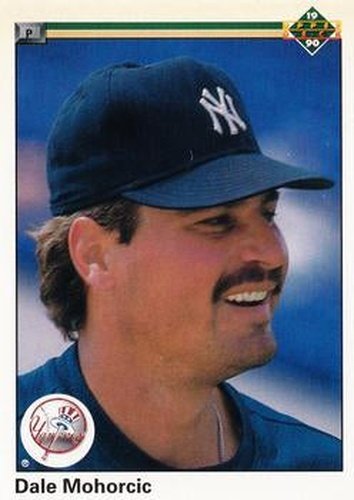 #530 Dale Mohorcic - New York Yankees - 1990 Upper Deck Baseball