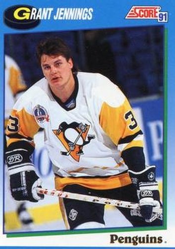 #531 Grant Jennings - Pittsburgh Penguins - 1991-92 Score Canadian Hockey