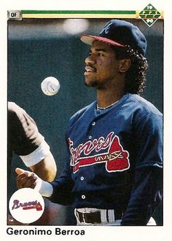 #531 Geronimo Berroa - Atlanta Braves - 1990 Upper Deck Baseball