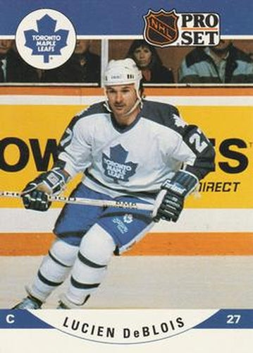 #531 Lucien DeBlois - Toronto Maple Leafs - 1990-91 Pro Set Hockey