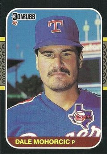 #531 Dale Mohorcic - Texas Rangers - 1987 Donruss Baseball