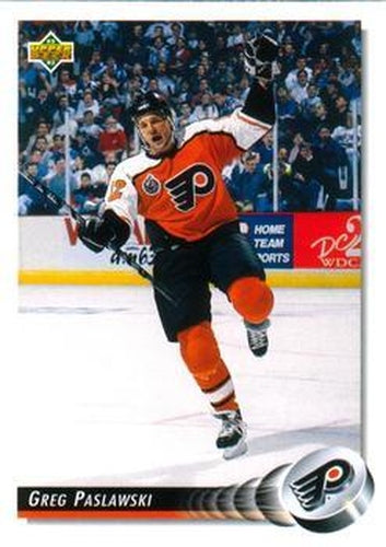 #531 Greg Paslawski - Philadelphia Flyers - 1992-93 Upper Deck Hockey