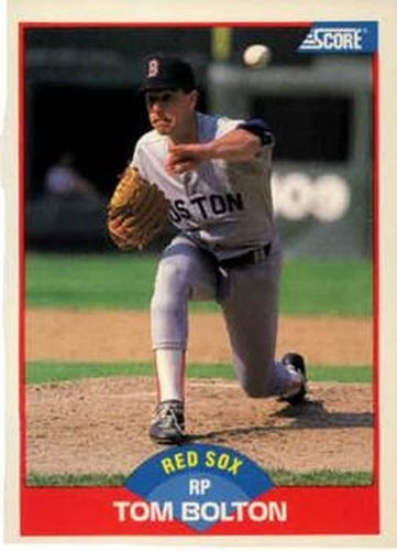 #531 Tom Bolton - Boston Red Sox - 1989 Score Baseball