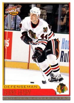 #531 Burke Henry - Chicago Blackhawks - 2003-04 Pacific Complete Hockey
