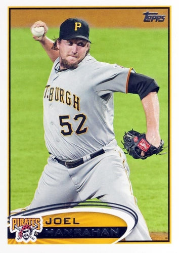 #531 Joel Hanrahan - Pittsburgh Pirates - 2012 Topps Baseball