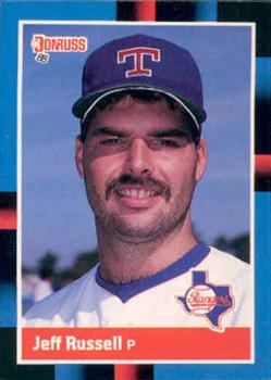 #531 Jeff Russell - Texas Rangers - 1988 Donruss Baseball