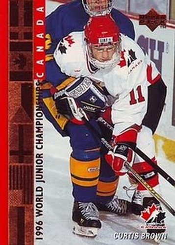 #531 Curtis Brown - Canada - 1995-96 Upper Deck Hockey