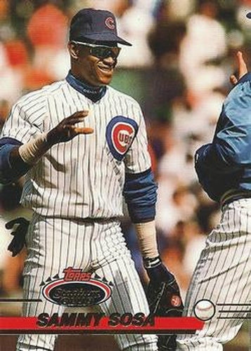 #531 Sammy Sosa - Chicago Cubs - 1993 Stadium Club Baseball