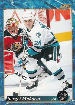 #531 Sergei Makarov - San Jose Sharks - 1993-94 Score Canadian Hockey