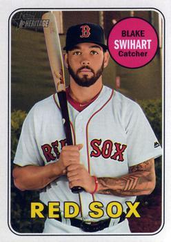 #531 Blake Swihart - Boston Red Sox - 2018 Topps Heritage Baseball