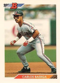 #531 Carlos Baerga - Cleveland Indians - 1992 Bowman Baseball