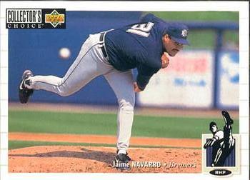#531 Jaime Navarro - Milwaukee Brewers - 1994 Collector's Choice Baseball