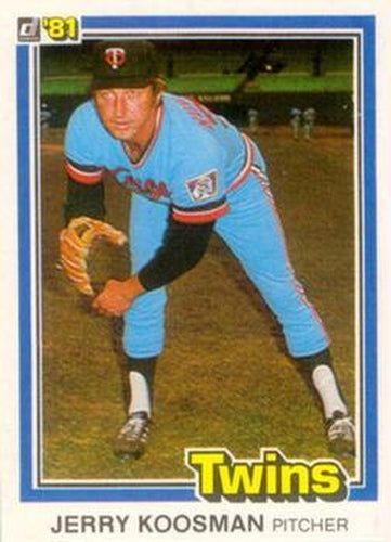 #531 Jerry Koosman - Minnesota Twins - 1981 Donruss Baseball