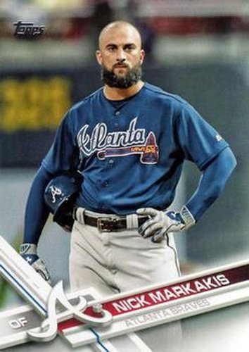 #531 Nick Markakis - Atlanta Braves - 2017 Topps Baseball