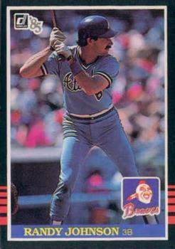 #531 Randy Johnson - Atlanta Braves - 1985 Donruss Baseball