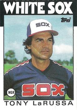#531 Tony LaRussa - Chicago White Sox - 1986 Topps Baseball