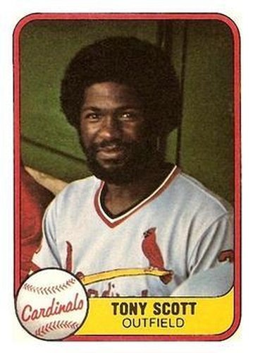 #531 Tony Scott - St. Louis Cardinals - 1981 Fleer Baseball