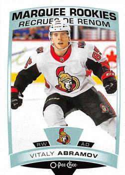#531 Vitaly Abramov - Ottawa Senators - 2019-20 O-Pee-Chee Hockey