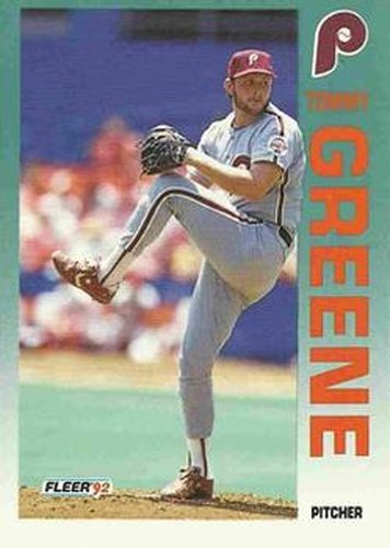 #531 Tommy Greene - Philadelphia Phillies - 1992 Fleer Baseball