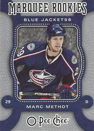 #531 Marc Methot - Columbus Blue Jackets - 2007-08 O-Pee-Chee Hockey