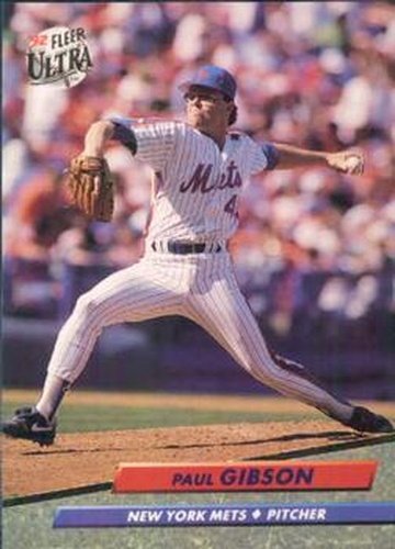 #531 Paul Gibson - New York Mets - 1992 Ultra Baseball