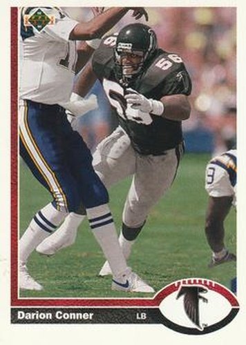 #531 Darion Conner - Atlanta Falcons - 1991 Upper Deck Football