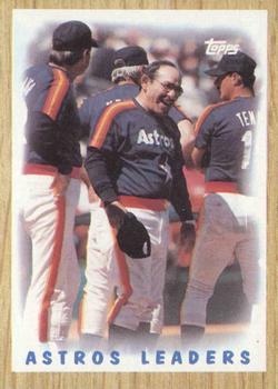 #531 Astros Leaders - Houston Astros - 1987 Topps Baseball