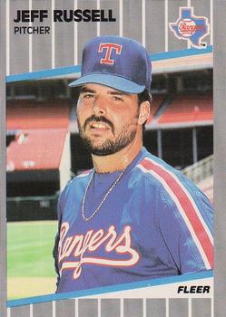 #531 Jeff Russell - Texas Rangers - 1989 Fleer Baseball