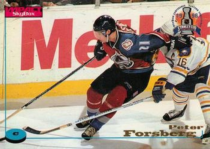 #22 Peter Forsberg - Colorado Avalanche - 1996-97 SkyBox Impact Hockey
