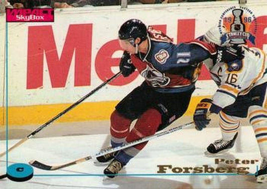 #22 Peter Forsberg - Colorado Avalanche - 1996-97 SkyBox Impact Hockey
