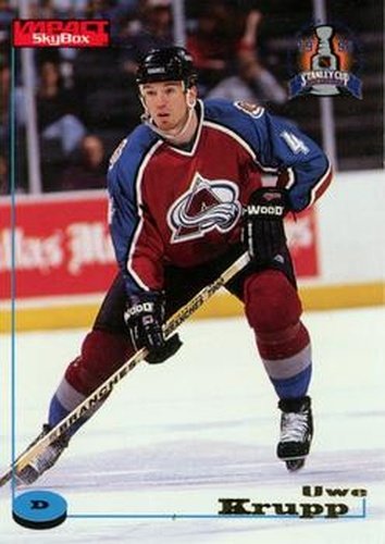 #24 Uwe Krupp - Colorado Avalanche - 1996-97 SkyBox Impact Hockey