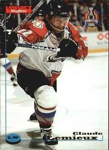 #25 Claude Lemieux - Colorado Avalanche - 1996-97 SkyBox Impact Hockey