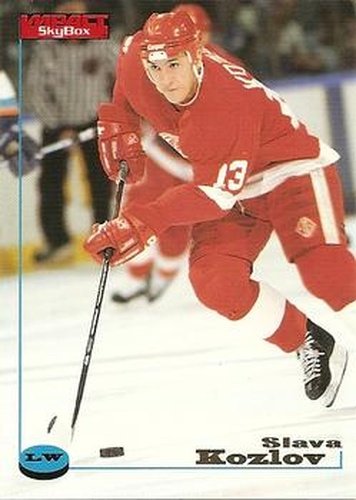#36 Slava Kozlov - Detroit Red Wings - 1996-97 SkyBox Impact Hockey