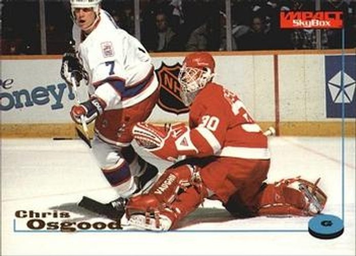 #38 Chris Osgood - Detroit Red Wings - 1996-97 SkyBox Impact Hockey