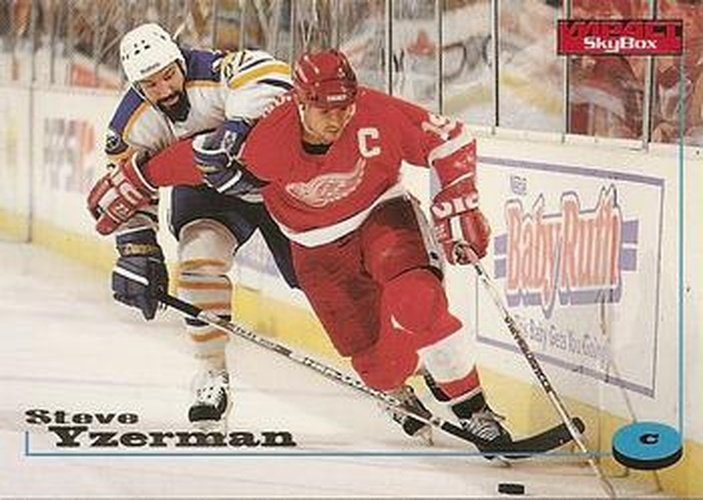 #40 Steve Yzerman - Detroit Red Wings - 1996-97 SkyBox Impact Hockey