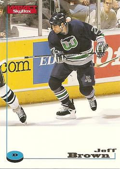 #51 Jeff Brown - Hartford Whalers - 1996-97 SkyBox Impact Hockey