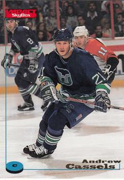 #53 Andrew Cassels - Hartford Whalers - 1996-97 SkyBox Impact Hockey