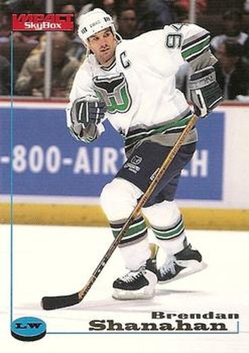 #55 Brendan Shanahan - Hartford Whalers - 1996-97 SkyBox Impact Hockey
